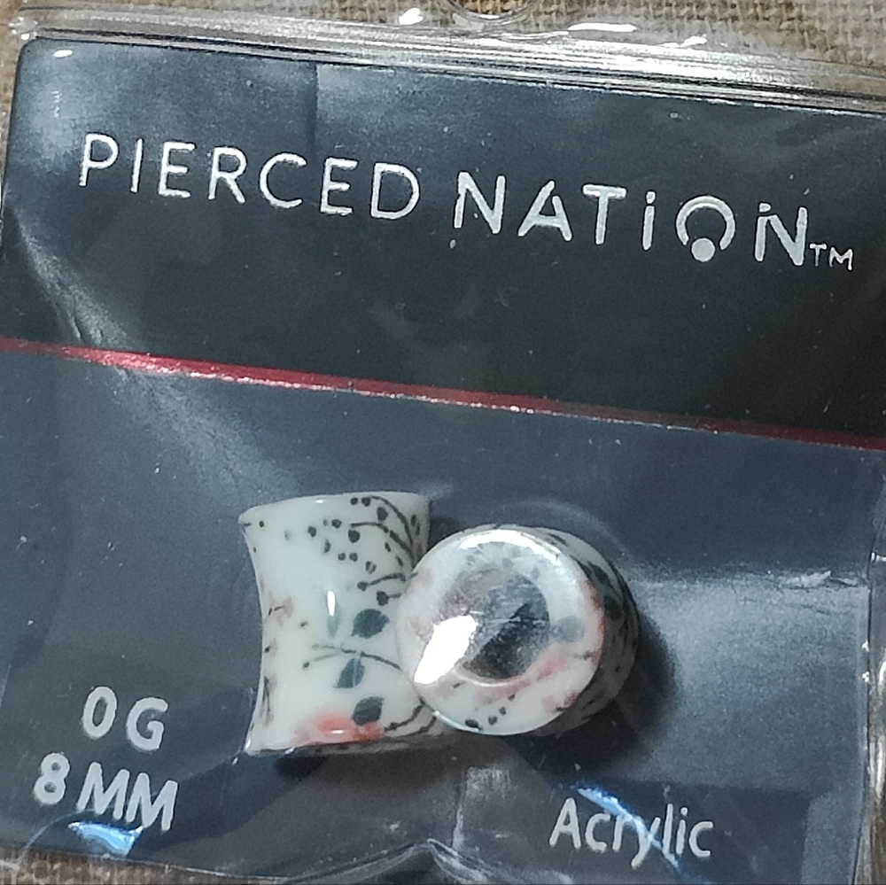 Pierced Nation Acrylic Ear Plugs